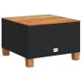 Set de sofás de jardín 7 pzas con cojines ratán sintético negro de , Conjuntos de jardín - Ref: Foro24-3261743, Precio: 489,2...