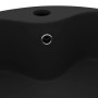 Lavabo lujoso con rebosadero cerámica negro mate 36x13 cm de vidaXL, Lavabos - Ref: Foro24-147041, Precio: 76,87 €, Descuento: %