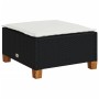 Set de sofás de jardín 7 pzas con cojines ratán sintético negro de , Conjuntos de jardín - Ref: Foro24-3261935, Precio: 473,5...