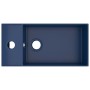 Lavabo con rebosadero cerámica azul oscuro de vidaXL, Lavabos - Ref: Foro24-146990, Precio: 82,90 €, Descuento: %
