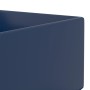 Lavabo con rebosadero cerámica azul oscuro de vidaXL, Lavabos - Ref: Foro24-146990, Precio: 82,90 €, Descuento: %