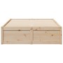 Estructura de cama madera maciza de pino 120x200 cm de , Camas y somieres - Ref: Foro24-3282378, Precio: 193,31 €, Descuento: %