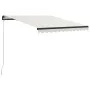 Toldo manual retráctil color crema 300x250 cm de vidaXL, Toldos - Ref: Foro24-3055185, Precio: 204,26 €, Descuento: %