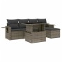 Set de muebles de jardín 6 pzas y cojines ratán sintético gris de , Conjuntos de jardín - Ref: Foro24-3267870, Precio: 386,75...