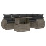 Set de muebles de jardín 6 pzas y cojines ratán sintético gris de , Conjuntos de jardín - Ref: Foro24-3268520, Precio: 437,10...