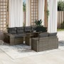 Set de sofás de jardín 11 pzas y cojines ratán sintético gris de , Conjuntos de jardín - Ref: Foro24-3274583, Precio: 621,83 ...