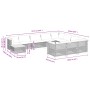 Set de sofás de jardín 11 pzas y cojines ratán sintético gris de , Conjuntos de jardín - Ref: Foro24-3262059, Precio: 898,00 ...