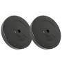 Discos de pesas 2 uds 30 kg cemento de vidaXL, Peso libre - Ref: Foro24-93598, Precio: 89,08 €, Descuento: %