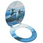 WC-Sitz mit MDF-Deckel Pinguin-Design von vidaXL, Toiletten- und Bidetsitze - Ref: Foro24-146910, Preis: 43,61 €, Rabatt: %