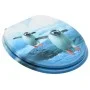 WC-Sitz mit MDF-Deckel Pinguin-Design von vidaXL, Toiletten- und Bidetsitze - Ref: Foro24-146910, Preis: 43,61 €, Rabatt: %