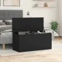 Caja de almacenaje madera de ingeniería negro 100x42x46 cm de , Baúles de almacenamiento - Ref: Foro24-840661, Precio: 95,72 ...