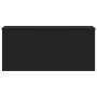 Caja de almacenaje madera de ingeniería negro 100x42x46 cm de , Baúles de almacenamiento - Ref: Foro24-840661, Precio: 89,65 ...