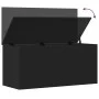 Caja de almacenaje madera de ingeniería negro 100x42x46 cm de , Baúles de almacenamiento - Ref: Foro24-840661, Precio: 95,72 ...