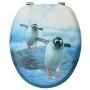 WC-Sitz mit MDF-Deckel Pinguin-Design von vidaXL, Toiletten- und Bidetsitze - Ref: Foro24-146910, Preis: 43,61 €, Rabatt: %
