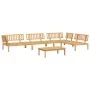 Set de sofás de palets de jardín 5 pzas madera maciza de acacia de , Sofás de exterior - Ref: Foro24-3209312, Precio: 546,19 ...