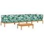 Set de sofás de palets de jardín y cojines 4 pzas madera acacia de , Sofás de exterior - Ref: Foro24-3209456, Precio: 644,77 ...