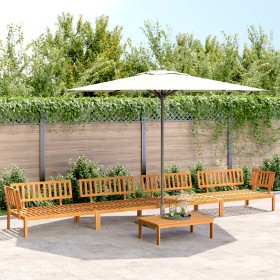 Set de sofás de palets de jardín 5 pzas madera maciza de acacia de , Sofás de exterior - Ref: Foro24-3209437, Precio: 626,47 ...