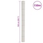 Membrana de malezas PP blanca 1,5x150 m de , Mallas antihierbas - Ref: Foro24-4005917, Precio: 67,37 €, Descuento: %