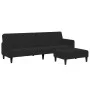 Zweiplätziges Schlafsofa mit schwarzem Samthocker. von , Sofas - Ref: Foro24-3258101, Preis: 329,28 €, Rabatt: %