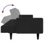 Zweiplätziges Schlafsofa mit schwarzem Samthocker. von , Sofas - Ref: Foro24-3258101, Preis: 329,28 €, Rabatt: %