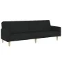 Zweiplätziges Schlafsofa mit Hocker, schwarzer Stoff. von , Sofas - Ref: Foro24-3258090, Preis: 356,38 €, Rabatt: %