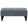 Sofá cama de 2 plazas con taburete terciopelo gris oscuro de , Sofás - Ref: Foro24-3258099, Precio: 339,61 €, Descuento: %