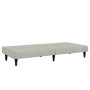 Sofá cama de 2 plazas con taburete terciopelo gris claro de , Sofás - Ref: Foro24-3258092, Precio: 293,55 €, Descuento: %