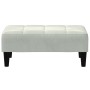 Sofá cama de 2 plazas con taburete terciopelo gris claro de , Sofás - Ref: Foro24-3258092, Precio: 293,55 €, Descuento: %