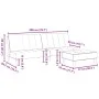 Sofá cama de 2 plazas con taburete terciopelo gris claro de , Sofás - Ref: Foro24-3258092, Precio: 305,10 €, Descuento: %