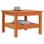 Mesa de centro madera maciza de pino marrón cera 55x55x40 cm de , Mesas de centro - Ref: Foro24-847175, Precio: 57,75 €, Desc...
