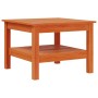 Mesa de centro madera maciza de pino marrón cera 55x55x40 cm de , Mesas de centro - Ref: Foro24-847175, Precio: 57,75 €, Desc...