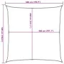 Toldo de vela poliéster oxford 100% gris claro 5x5 m de , Sombrillas - Ref: Foro24-4000405, Precio: 76,38 €, Descuento: %