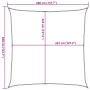 Toldo de vela poliéster oxford 100% arena 3,6x3,6 m de , Sombrillas - Ref: Foro24-4000411, Precio: 49,10 €, Descuento: %
