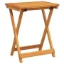 Mesa de jardín plegable madera maciza de acacia 50x36x60 cm de , Mesas de jardín - Ref: Foro24-364895, Precio: 44,38 €, Descu...
