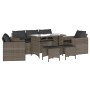 Set de muebles de jardín 6 pzas y cojines ratán sintético gris de , Conjuntos de jardín - Ref: Foro24-3213551, Precio: 482,10...