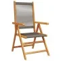 Sillas de jardín 2 uds madera maciza acacia polipropileno gris de , Sillas de jardín - Ref: Foro24-367655, Precio: 171,22 €, ...