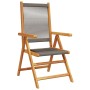 Sillas de jardín 2 uds madera maciza acacia polipropileno gris de , Sillas de jardín - Ref: Foro24-367655, Precio: 174,57 €, ...