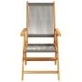 Sillas de jardín 2 uds madera maciza acacia polipropileno gris de , Sillas de jardín - Ref: Foro24-367655, Precio: 171,22 €, ...
