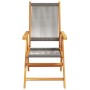 Sillas de jardín 2 uds madera maciza acacia polipropileno gris de , Sillas de jardín - Ref: Foro24-367655, Precio: 174,57 €, ...