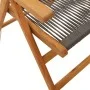 Sillas de jardín 2 uds madera maciza acacia polipropileno gris de , Sillas de jardín - Ref: Foro24-367655, Precio: 171,22 €, ...