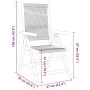 Sillas de jardín 2 uds madera maciza acacia polipropileno gris de , Sillas de jardín - Ref: Foro24-367655, Precio: 171,22 €, ...