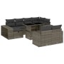 Set de sofás de jardín 11 pzas y cojines ratán sintético gris de , Conjuntos de jardín - Ref: Foro24-3276506, Precio: 637,89 ...
