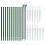 Green 1x25 m barbed wire with anchoring spikes. by , fence panels - Ref: Foro24-154105, Price: 193,87 €, Discount: %