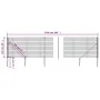 Green 1x25 m barbed wire with anchoring spikes. by , fence panels - Ref: Foro24-154105, Price: 193,87 €, Discount: %