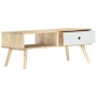 Mesa de centro de madera maciza de mango 90x50x40 cm de , Mesas de centro - Ref: Foro24-286482, Precio: 129,47 €, Descuento: %