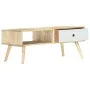 Mesa de centro de madera maciza de mango 90x50x40 cm de , Mesas de centro - Ref: Foro24-286482, Precio: 127,59 €, Descuento: %
