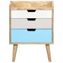 Mesita de noche de madera maciza de mango 47x35x63 cm de , Mesitas de noche - Ref: Foro24-286480, Precio: 74,14 €, Descuento: %
