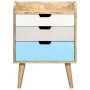 Mesita de noche de madera maciza de mango 47x35x63 cm de , Mesitas de noche - Ref: Foro24-286480, Precio: 73,53 €, Descuento: %