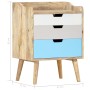 Mesita de noche de madera maciza de mango 47x35x63 cm de , Mesitas de noche - Ref: Foro24-286480, Precio: 74,14 €, Descuento: %