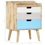 Mesita de noche de madera maciza de mango 47x35x63 cm de , Mesitas de noche - Ref: Foro24-286480, Precio: 73,53 €, Descuento: %
